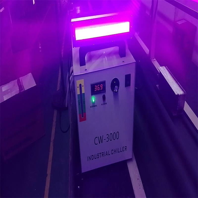 UV LEIDENE van de etiketprinter het Genezen Lamp 600W 395nm 220x20mm Waterkoeling