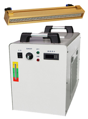 300*30mm 365nm 395nm 3000W UV LED Uithardingslamp met UV Waterkoelsysteem