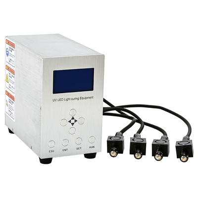 Multi Channel UV LED Spot Curing Systeem 4CH 365nm 395nm Gelijktijdige Uitharding voor Kleine Onderdelen Lijm