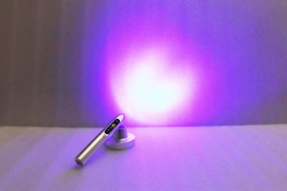 395nm UV Blacklight Pen Torch Oplaadbare Batterij 5W Ultraviolet Inspectie Zaklamp